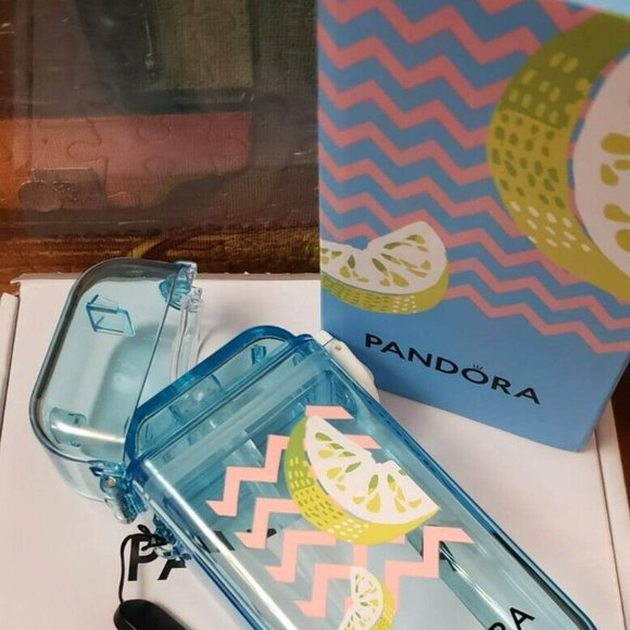 VERY RARE PANDORA *ASIAN EXCLUSIVE* SUMMER BOTTLE WITH BUILT STRAW 280ML - Picture 8 of 12